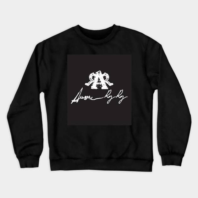 Logo w/autograoh B/W Crewneck Sweatshirt by Awesome Ray Ray 